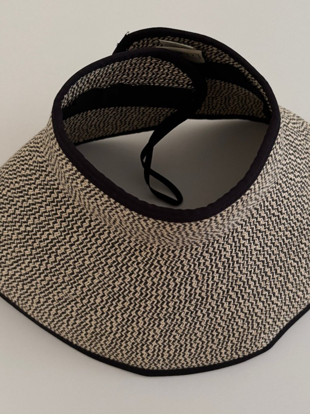 LL Bean Women's Sun Visor / Hat, Summer, Adjustable Fit, Woven Paper